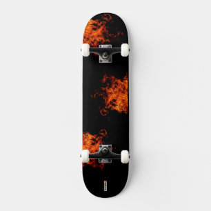 Barnskateboard med lågor mini skateboard bräda 18,5 cm
