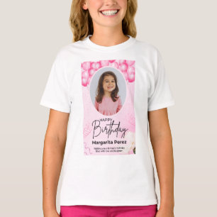 Barnskjorta, flickfödelseskjorta t shirt