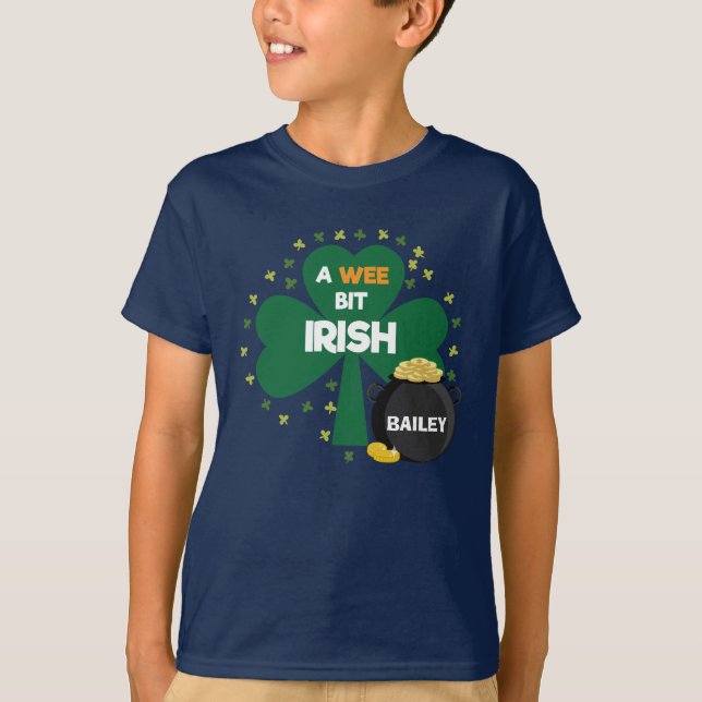 barnskjortor, st patricks day| lustig personlig t shirt (Framsida)