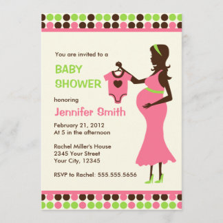 Barnskor av gravida Dam Inbjudningar