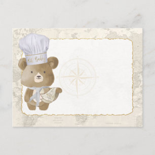 Barnskor - Buffet Food Card Inbjudan Vykort
