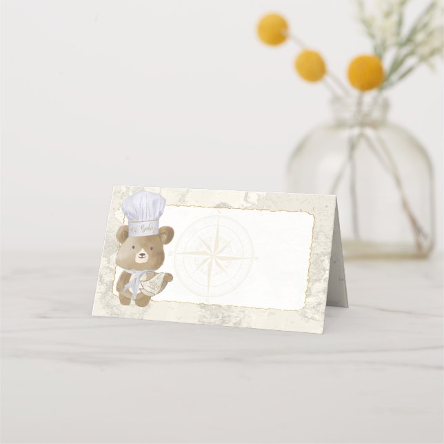 Barnskor - Buffet Food Card Placeringskort (Framsida)