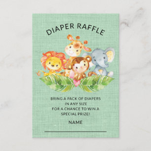 Barnskor Diaper Raffle Biljett Inbjudningar