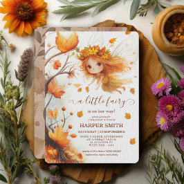 Barnskor för hösten Fairy Woodland Inbjudningar