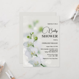 Barnskor för orkidéblommor Blommar Inbjudningar