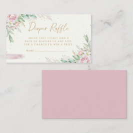 Barnskor i modern  Rosa Blommigt - dagbok - Raffle Tilläggskort