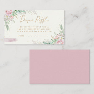 Barnskor i modern Rosa Blommigt - dagbok - Raffle Tilläggskort