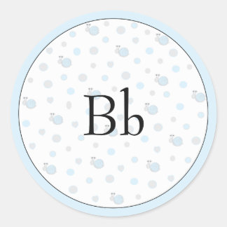 Barnskor, "Snips & Snigel", fästen 1 1/2 eller 3" Runt Klistermärke