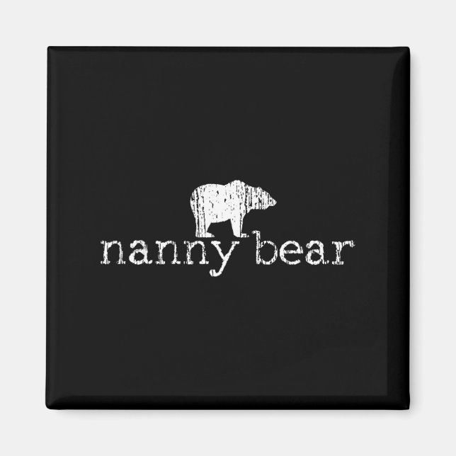 Barnskötare Mormor Mors Dag-present Magnet (Framsidan)