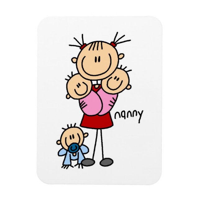Barnskötare Pin Figure Magnet (Vertikal)