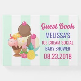 Barnskugga för Ice Cream Social Gästböcker