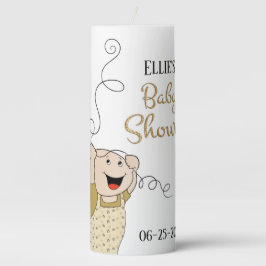 Barnskugga Guld Stars 3 x 8-tums pelarljus