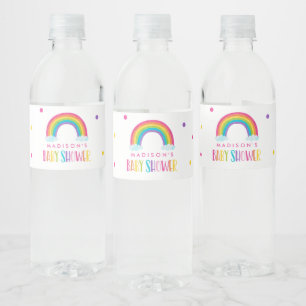 Barnskuva för Bright Rainbow Vattenflaskor Etikett