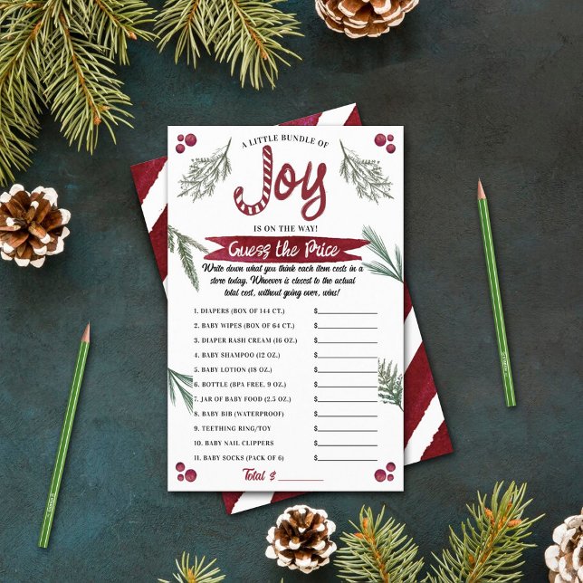 Barnskuvret "Joy" Candy cane i modern vattenfärg (Skapare uppladdad)