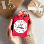 Barnskuvret "Joy" Candy cane i modern vattenfärg Runt Klistermärke<br><div class="desc">Fira i stil med dessa roligtar och mycket trendig babyduschklistermärken. Utformningen är enkel att anpassa med din speciella händelsetext och dina gäster blir glada när de ser dessa fantastiska klistermärken. Matchande objekt är tillgängliga i samlingen.</div>