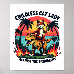 Barnskvälld Dam mot patriarkkatet Ridi Poster