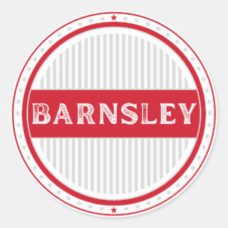 Barnsley City Pride Emblem – engelsk identitet Runt Klistermärke
