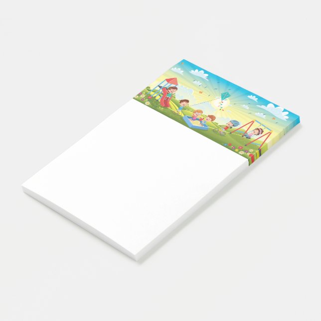 Barnsligt spel Post-it Notes Block (Vinklad)
