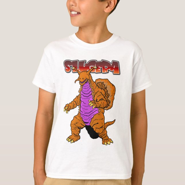 BarnSlugera T-tröja Tee Shirt (Framsida)