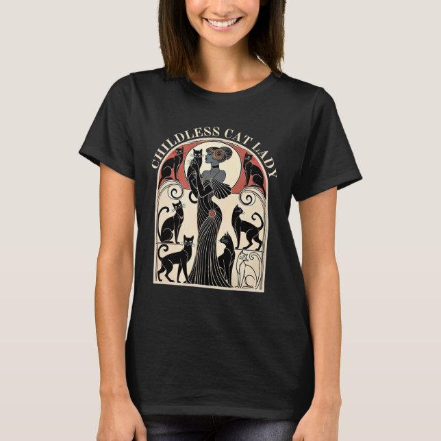 Barnsoldat Cat Dam Cat Karma Retro Funny T Shirt (Framsida)