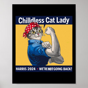 Barnsoldat Cat Dam Vi ska inte tillbaka Kamala Har Poster
