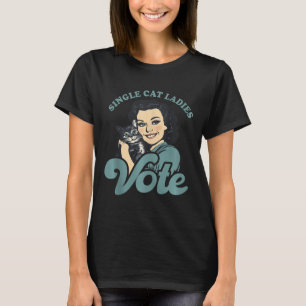 Barnsoldat Cat Dam Vote Kamala Harris 2024 Democ T Shirt