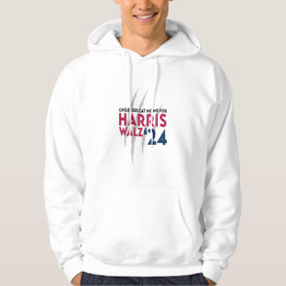 Barnsoldat Cat Mammor för Harris Walz "24 Hoodie