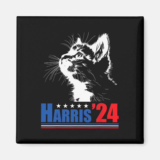 Barnsoldat Dam för Kamala Harris 24 Usa Elec Magnet (Framsidan)