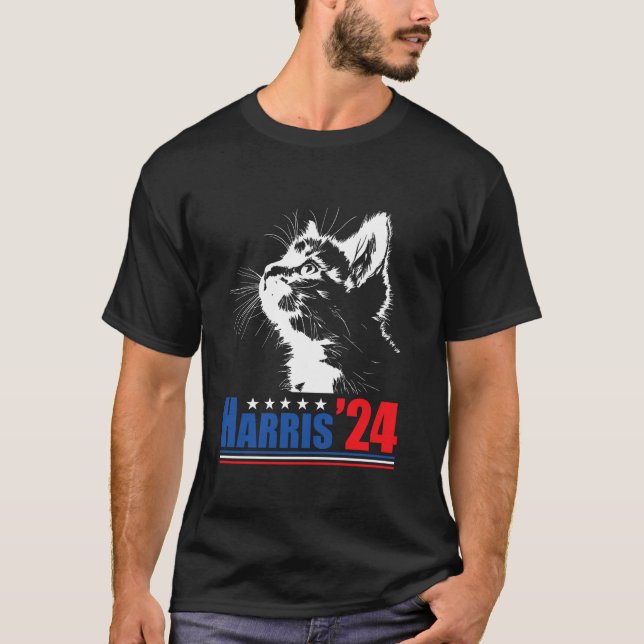 Barnsoldat Dam For Kamala Harris 24 USA Elec T Shirt (Framsida)