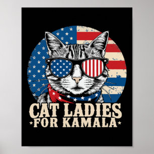 Barnsoldat Dam för Kamala Harris Voting Poster