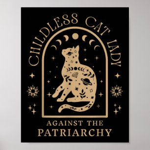 Barnsoldat Kat Dam mot feministiskt patriarkat Poster