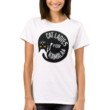 Barnsolt Cat Dam för Kamala harris | 2024