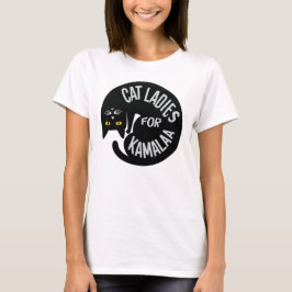 Barnsolt Cat Dam för Kamala harris | 2024 T Shirt