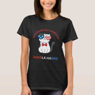 Barnsolt Cat Dam för Kamala Harris T-Shirt