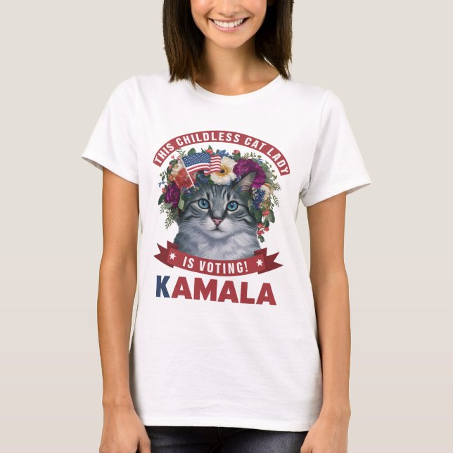 Barnsolt Dam för kamala harris T Shirt (Framsida)