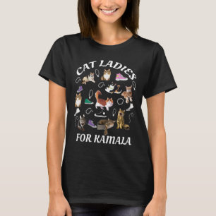 Barnsolt Katt Dam för Kamala Harris 2024 Electi T Shirt