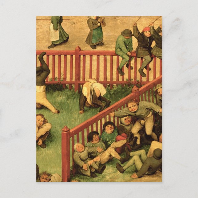 Barnspel: detaljer om lämnat avsnitt vykort (Framsida)