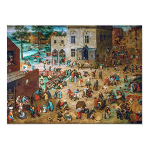 Barnspel Pieter Bruegel den äldre Fototryck