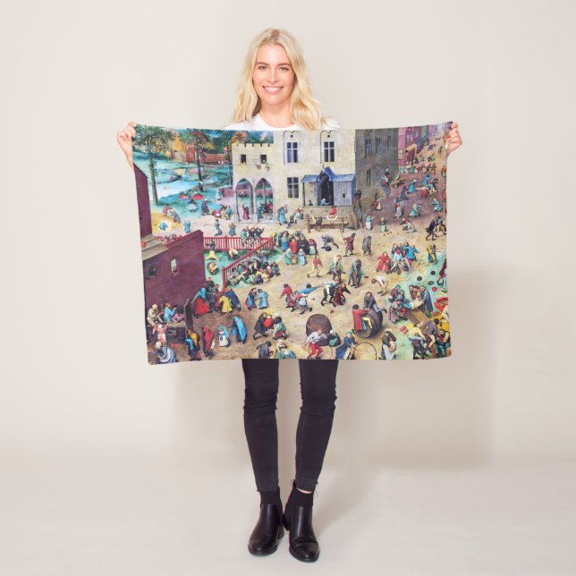 Barnspel, Pieter Bruegel Fleecefilt (På plats)