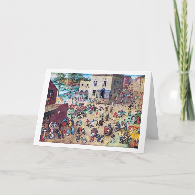 Barnspel, Pieter Bruegel Kort (Framsida)