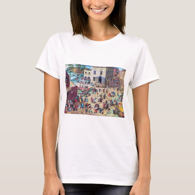 Barnspel, Pieter Bruegel T Shirt (Framsida)