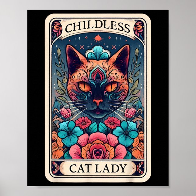 Barnssnålt Dam-Tarot Card 2 Poster (Framsidan)