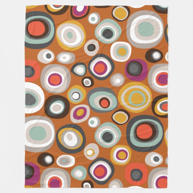 bärnsten för veneto bohofläck fleecefilt (Framsidan)