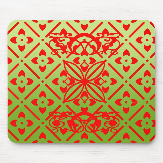 Bärnstenmönstermusen vadderar! musmatta (Framsidan)