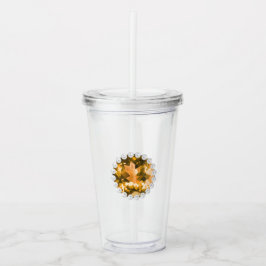Bärnstens ädelsten och pärlor take away mugg