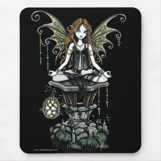 "Bärnstensfärgad" gotisk konst Mousepad för Musmatta (Framsidan)