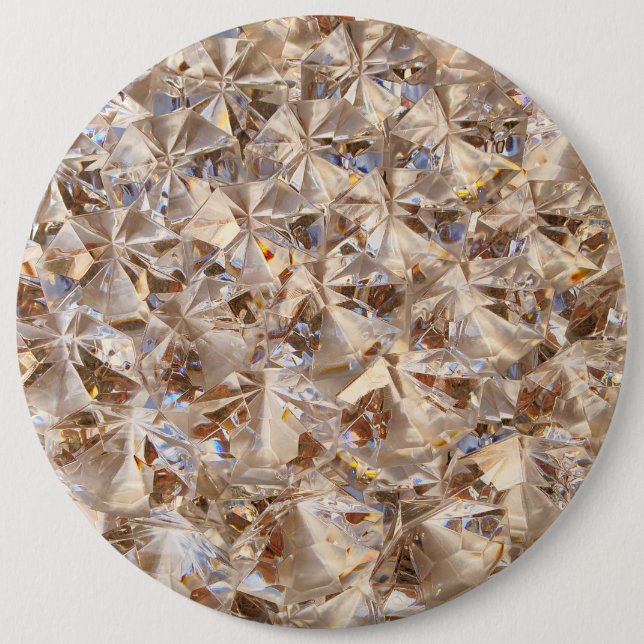 Bärnstensfärgad isstil knapp (Framsida)