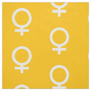 Bärnstensfärgat kvinnligt symbol tyg