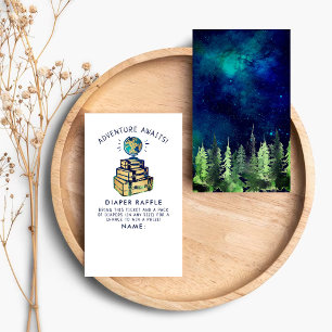 Barnstödsdagbok för modern Äventyr-resegrafik för Tilläggskort