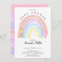 Barnstödsprogram för modern Guld Rosa Rainbow Baby